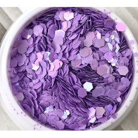 LILAC Opal - Glitter MIX IBDI Nails