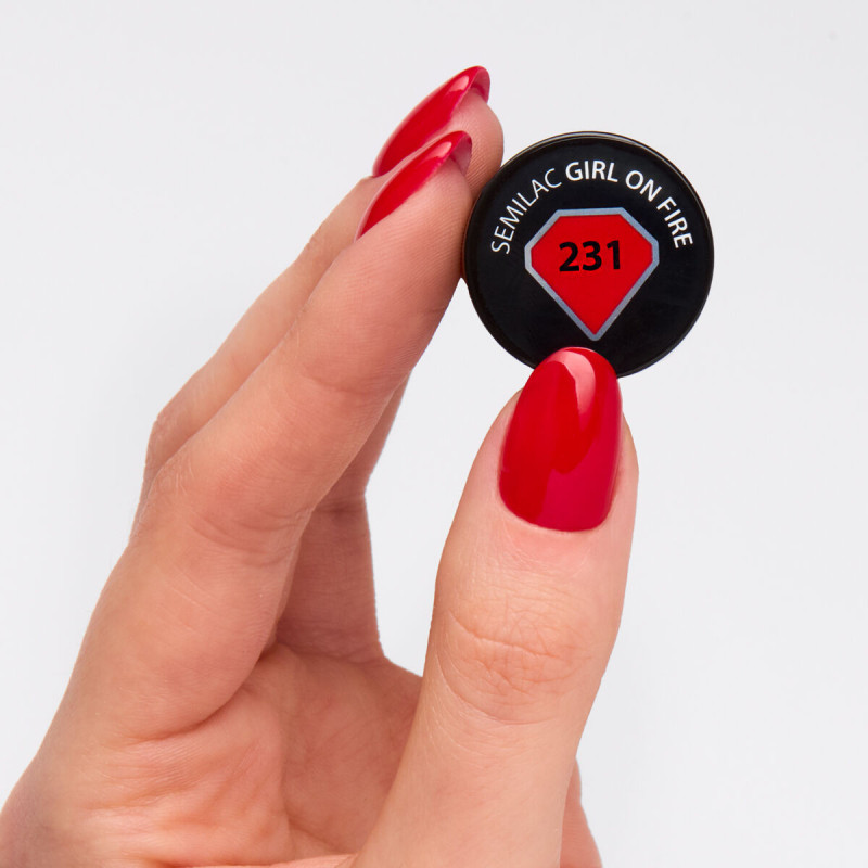 231 Girl On Fire - UV Nagellack 7ml Semilac-Alle Farben SEMILAC-Double Beauty Shop
