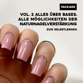 Package: vol.2 Alles über Bases. Naturnagelverstärkung mit Gel und Acrylgel - ONLINE KURS zum Selbstlernen