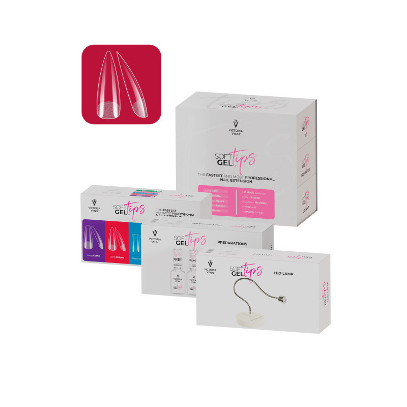 SET LONG STILETTO - set SOFT GEL TIPS VICTORIA VYNN