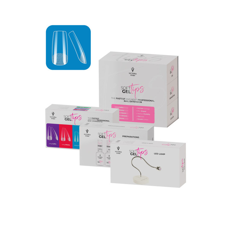 SET MEDIUM SQUARE - Set SOFT GEL TIPS VICTORIA VYNN