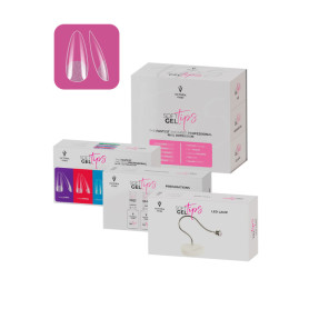 SET MEDIUM ALMOND - set SOFT GEL TIPS VICTORIA VYNN