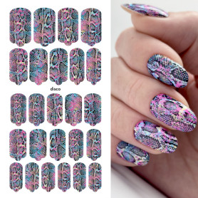 Nagelfolie Disco - Nail Wraps by Provocative Nails
