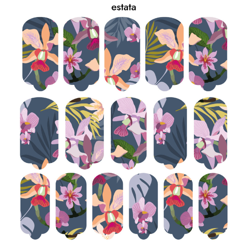 Nagelfolie Estata - Nail Wraps by Provocative Nails-NAIL WRAPS SELBSTKLEBEND-Double Beauty Shop
