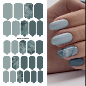 Nagelfolie Centus canvas - Nail Wraps by Provocative Nails