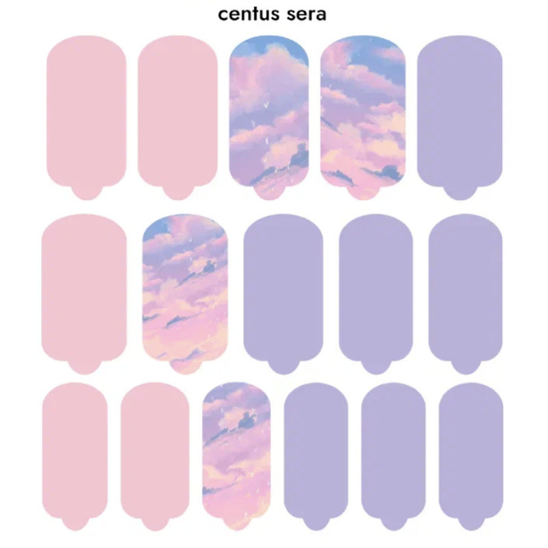 Nagelfolie Centus sera - Nail Wraps by Provocative Nails-NAIL WRAPS SELBSTKLEBEND-Double Beauty Shop