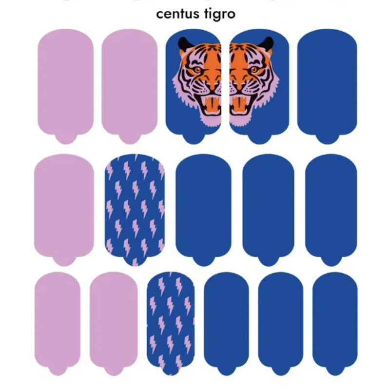 Centus tigro - Nail Wraps by Provocative Nails