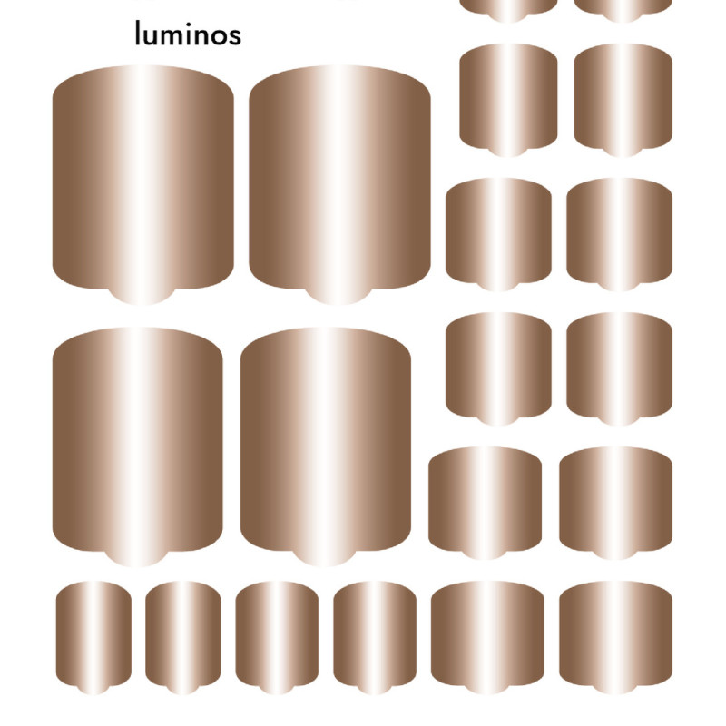 Luminos - PEDIKÜRE Nail Wraps by Provocative Nails