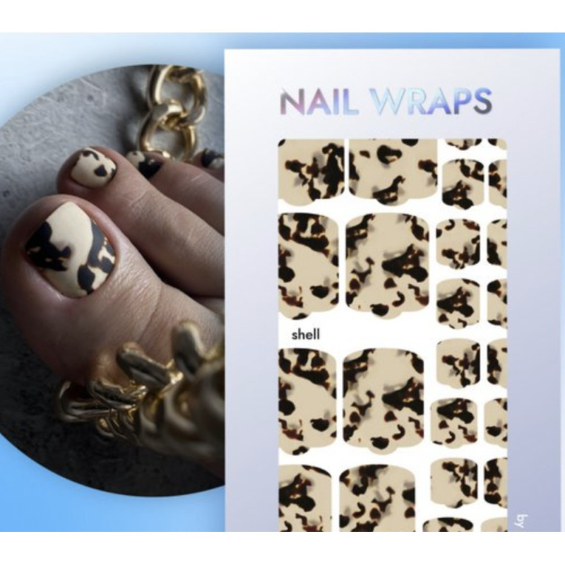 Shell - PEDIKÜRE Nail Wraps by Provocative Nails