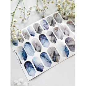 Nagelfolie 17 Nail Wraps für Maniküre AMINAILS 2