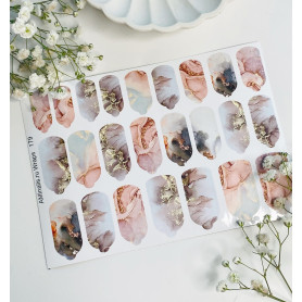 Nagelfolie 179 Nail Wraps für Maniküre AMINAILS 2