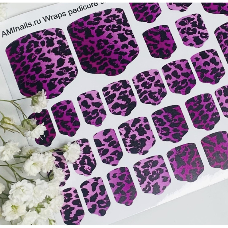 322 Nail Wraps für Pediküre AMINAILS