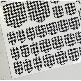 Nagelfolie 347 Nail Wraps für Pediküre AMINAILS