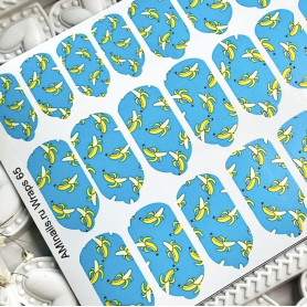 Nagelfolie 65 Nail Wraps für Maniküre AMINAILS