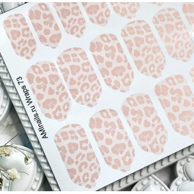 Nagelfolie 73 Nail Wraps für Maniküre AMINAILS