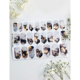 Nagelfolie 89 Nail Wraps für Maniküre AMINAILS 2