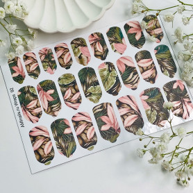 Nagelfolie 92 Nail Wraps für Maniküre AMINAILS 2