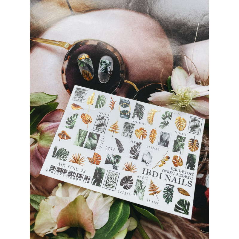 AIR FOIL 93 IBDI NAILS-SLIDERS/WRAPS-Double Beauty Shop