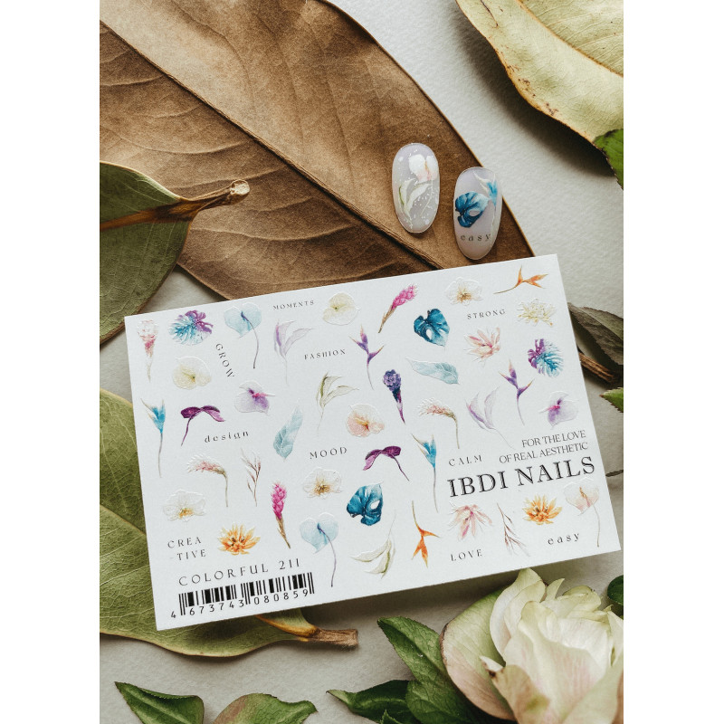 COLORFUL 211 IBDI NAILS-ALLE SLIDER-Double Beauty Shop