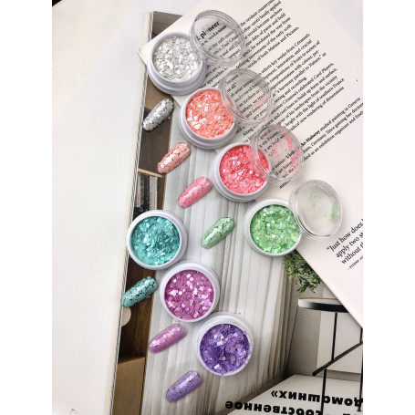 TIFFANY Opal - Glitter MIX IBDI Nails