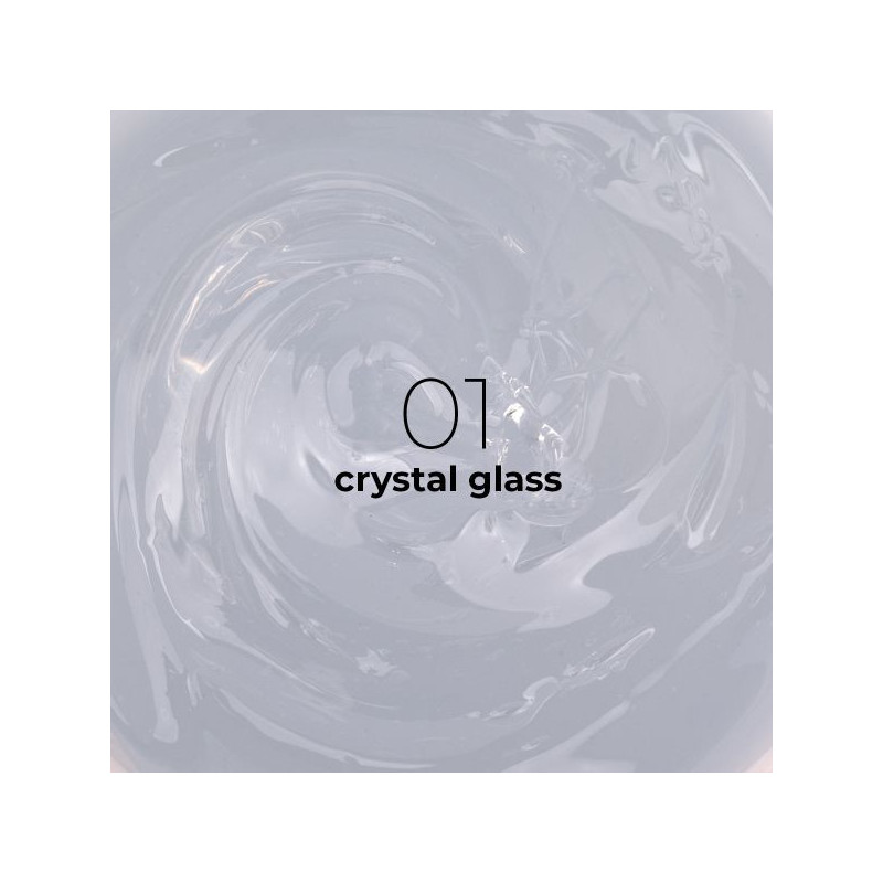 01 Crystal Glass - MOUSSE SCULPTURE GEL 15 ml Victoria Vynn