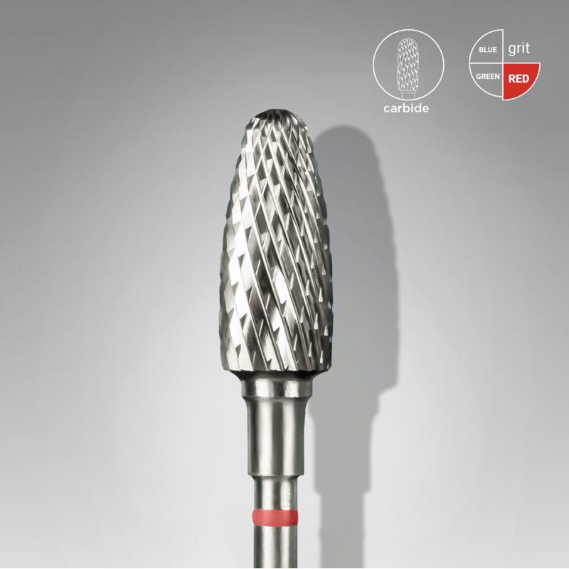 Hartmetall Birne 6,0 mm rot Fräseraufsatz STALEKS