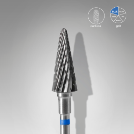 Hartmetall 6,0mm Konus blau Fräseraufsatz STALEKS 2