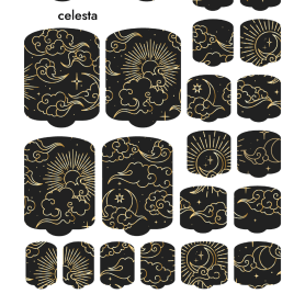 Nagelfolie Celesta - PEDIKÜRE Nail Wraps by Provocative...