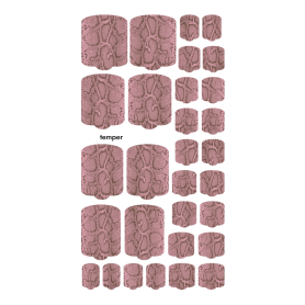 Nagelfolie Temper - PEDIKÜRE Nail Wraps by Provocative Nails 2