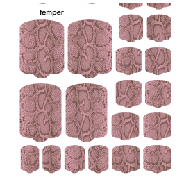Nagelfolie Temper - PEDIKÜRE Nail Wraps by Provocative Nails