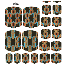 Nagelfolie Sabo - PEDIKÜRE Nail Wraps by Provocative Nails