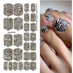 Nagelfolie Savanna - PEDIKÜRE Nail Wraps by Provocative...