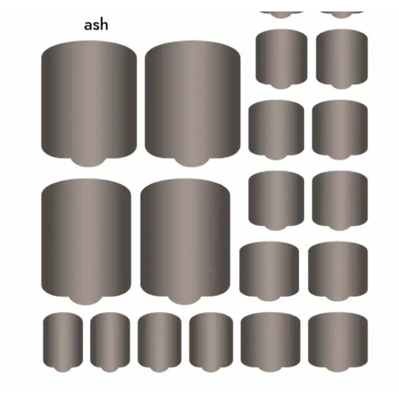 Nagelfolie Ash - PEDIKÜRE Nail Wraps by Provocative Nails-NAIL WRAPS SELBSTKLEBEND-Double Beauty Shop
