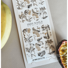 01 TROPIC - Nail Wraps IBDI Nails 2