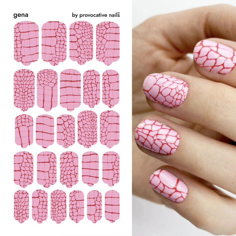 Gena - Nail Wraps by Provocative Nails