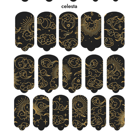 Nagelfolie Celesta - Nail Wraps by Provocative Nails
