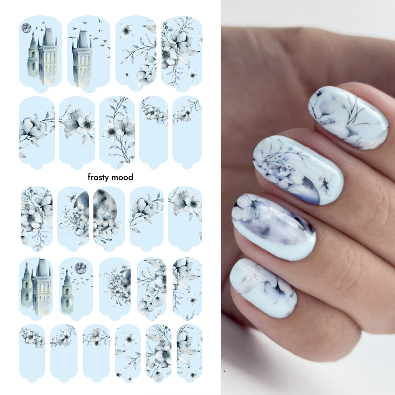 Frosty mood - Nail Wraps by Provocative Nails