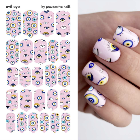 Nagelfolie Evil Eye - Nail Wraps by Provocative Nails