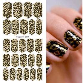 Nagelfolie Bagheera gold - Nail Wraps by Provocative Nails
