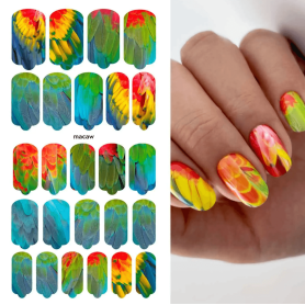 Nagelfolie Macaw - Nail Wraps by Provocative Nails