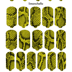 Nagelfolie Limonchello - Nail Wraps by Provocative Nails 2