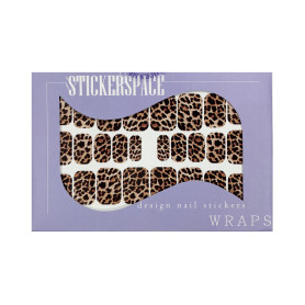 Leopard - PEDIKÜRE Nail Wraps StickerSpace 2