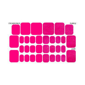 Purple - PEDIKÜRE Nail Wraps StickerSpace 2
