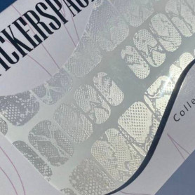 Silver - Nail Wraps StickerSpace
