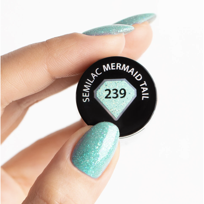 239 Mermaid Tail - UV Nagellack 7ml Semilac-Online-Shop-Double Beauty Shop