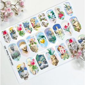 Nagelfolie 363 Nail Wraps für Maniküre AMINAILS 2