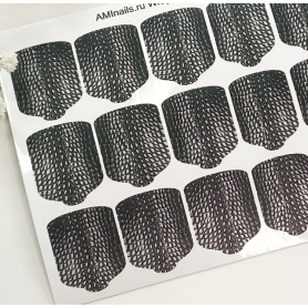 Nagelfolie 387 Nail Wraps für Pediküre AMINAILS