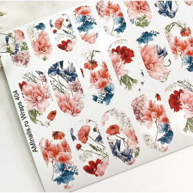 Nagelfolie 404 Nail Wraps für Maniküre AMINAILS