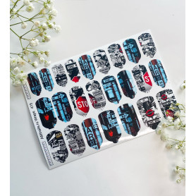 Nagelfolie 415 Nail Wraps für Maniküre AMINAILS 2