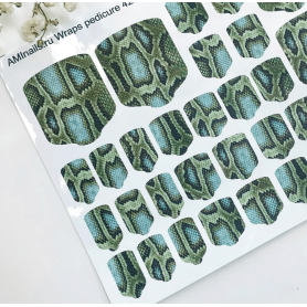 Nagelfolie 428 Nail Wraps für Pediküre AMINAILS